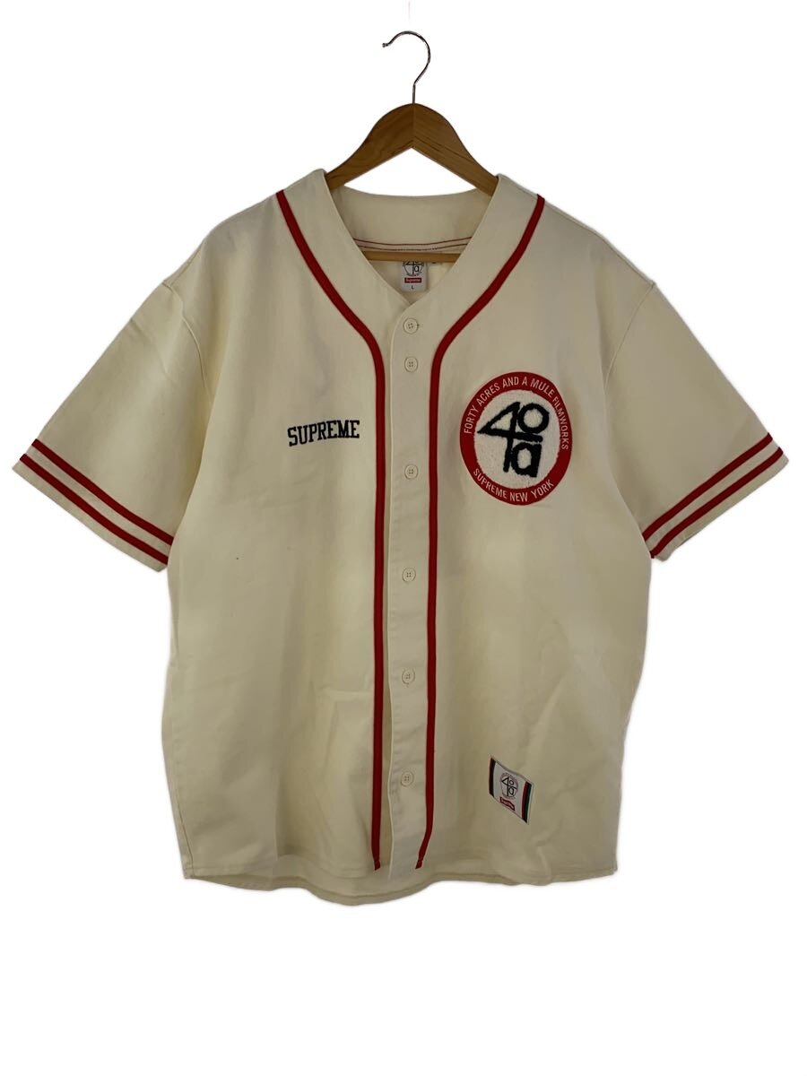 【中古】Supreme◆半袖シャツ/L/コットン/WHT【メンズウェア】｜2ｎｄ STREET 店 24,572円