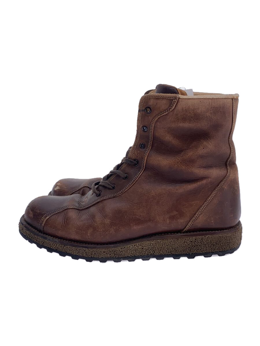 【中古】Tricker’s◆レースアップブーツ/UK7/BRW/なめし革【シューズ】