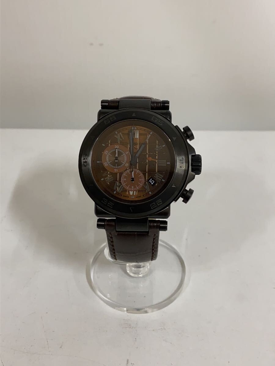 【中古】Gc WATCHES◆石英ウオッチ/アナログ/なめし革/BRW/BRW/X900003G4S【服飾雑貨他】