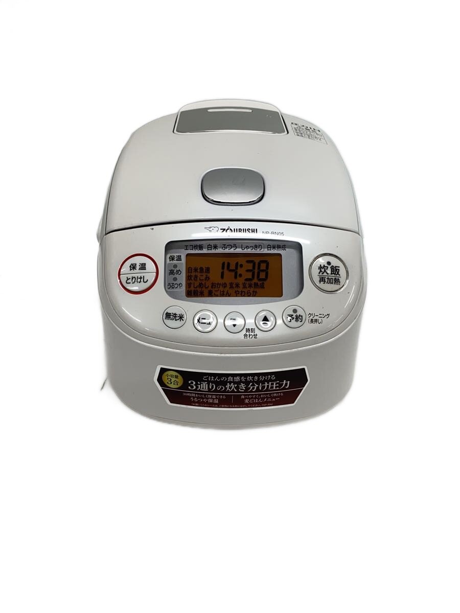 【中古】ZOJIRUSHI◆炊飯器 限界炊き NP-RN05-WA//【家電・視覚的・オーディオ】