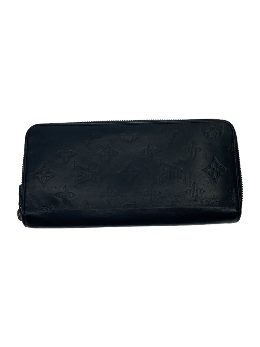 【中古】LOUIS VUITTON◆ジッピー・ウォレット・ヴェルティカル_モノグラム・シャドウ/牛革/BLK/M62902/メンズ【服飾雑貨他】