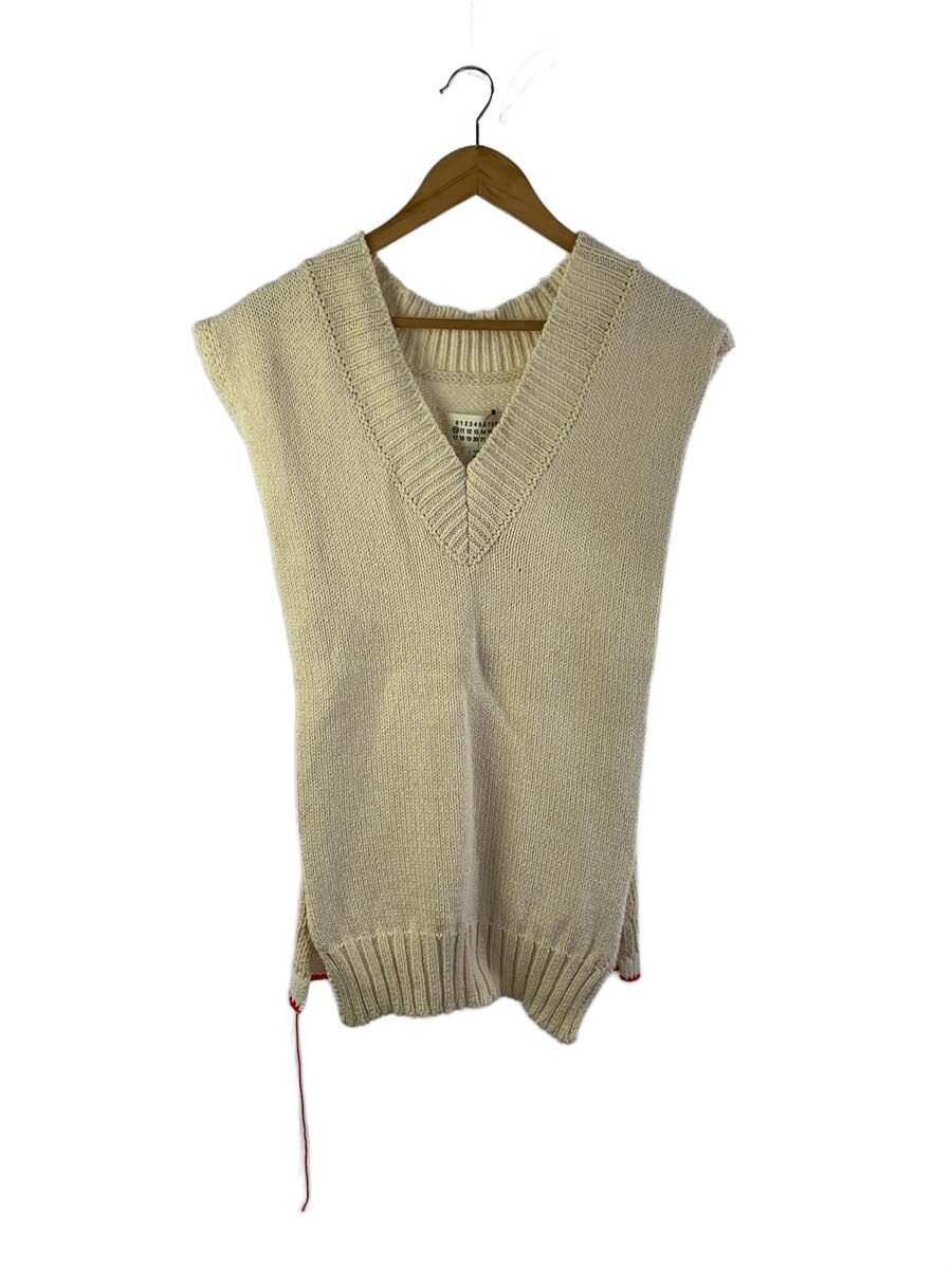 【中古】Maison Margiela◆21ss/Knit best/ニットベスト(薄手)/--/コットン/CRM/S50TH0045 S17684【レディースウェア】｜2ｎｄ STREET 店