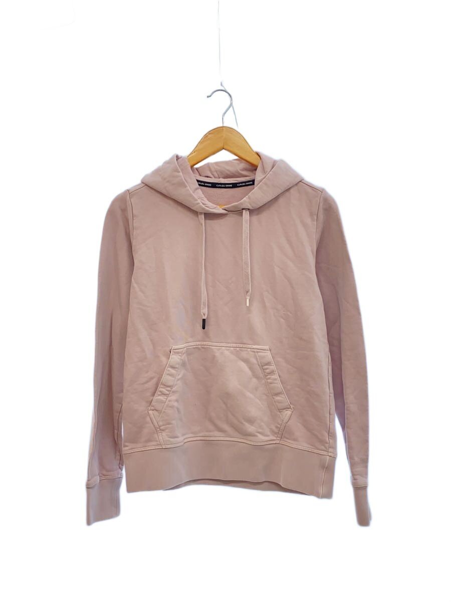 【中古】CANADA GOOSE◆パーカー/XS/綿織物/さくら色/7403L2/薄汚れた状態有【レディース御召しもの】