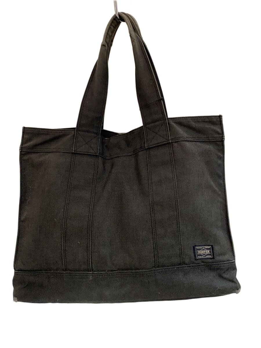 【中古】PORTER◆トートバッグ/--/GRY【御徒面子】