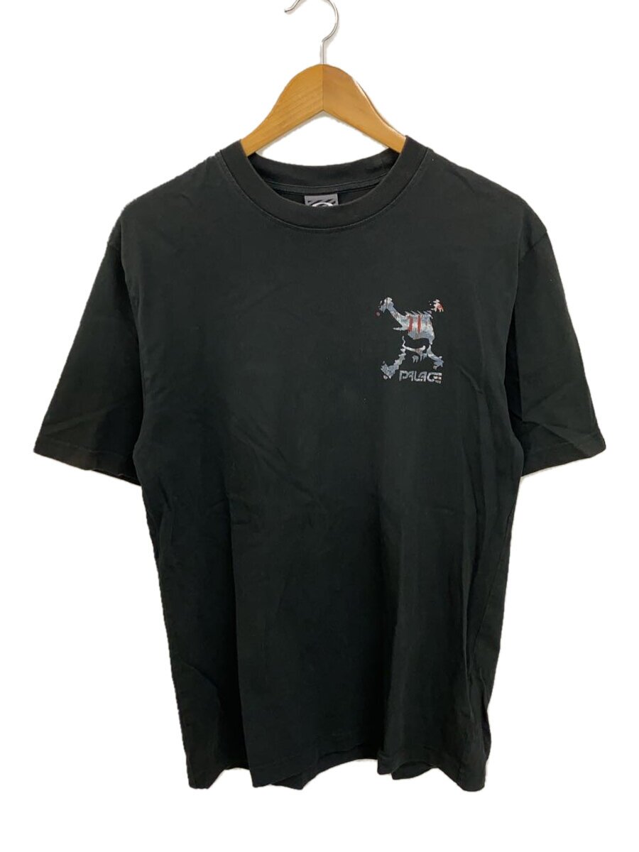 【中古】PALACE◆ティーシャツ/M/綿織物/BLK【メンズウェア】