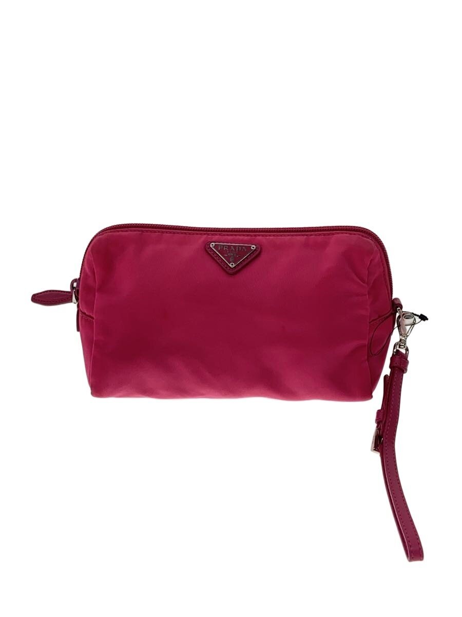 【中古】PRADA◆合財袋/ナイロン/1NE693【御徒面子】