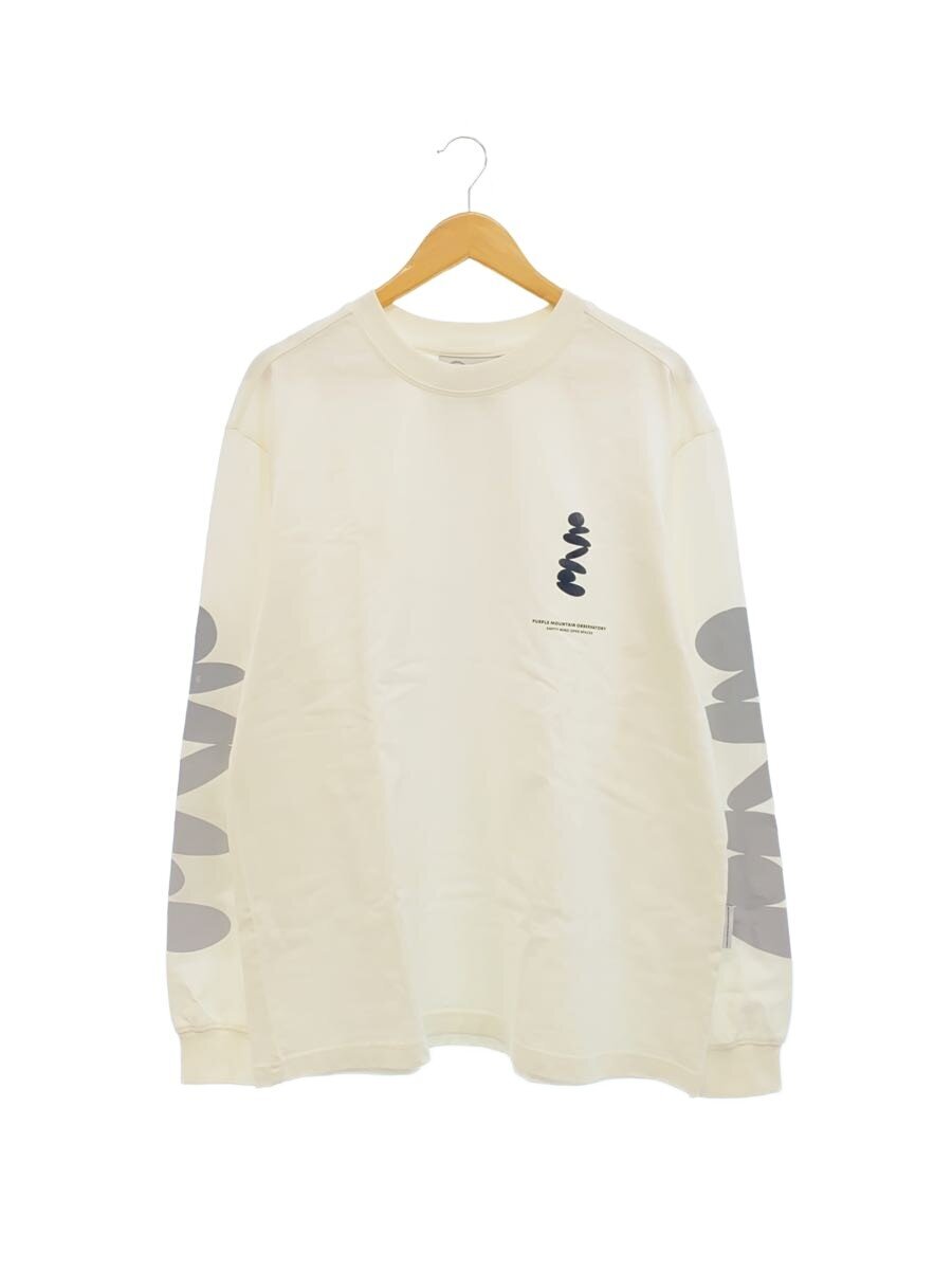 【中古】Purple Mountain Observatory/Boulders LS Tee/L/綿織物/白いこと【メンズウェア】