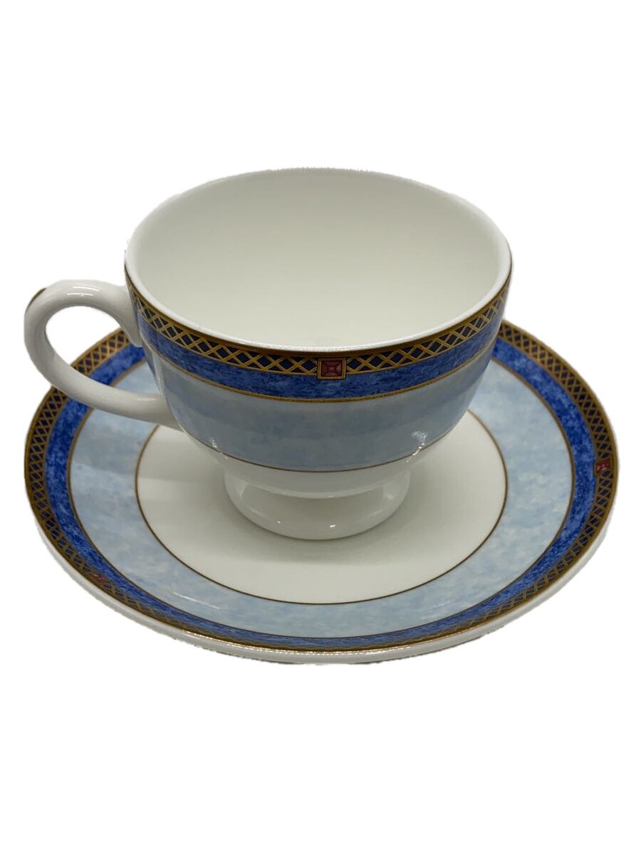 【中古】WEDGWOOD◆カップ&ソーサー/WHT【キッチン用品】
