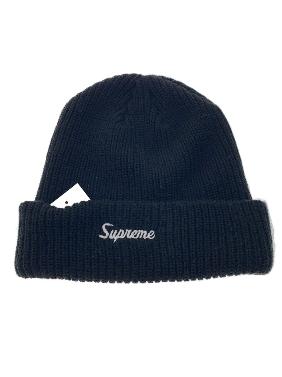 【中古】Supreme◆編み物旗がしら/--/アクリル樹脂/BLK/無地/メンズ//【服飾雑貨他】