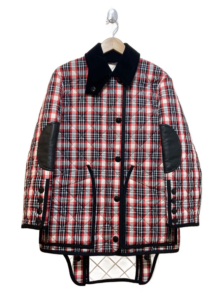 【中古】BURBERRY◆厚地の外套/4/--/赤いこと/読み合わせる//【レディース御召しもの】
