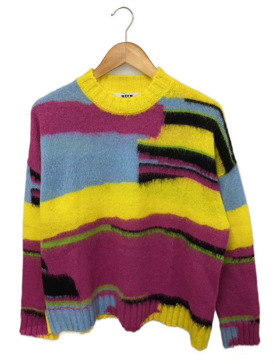 【中古】MSGM◆ニット・セーター(薄手)/XS/アクリル/マルチカラー/3142MDM227//【レディースウェア】|2nd STREET 店