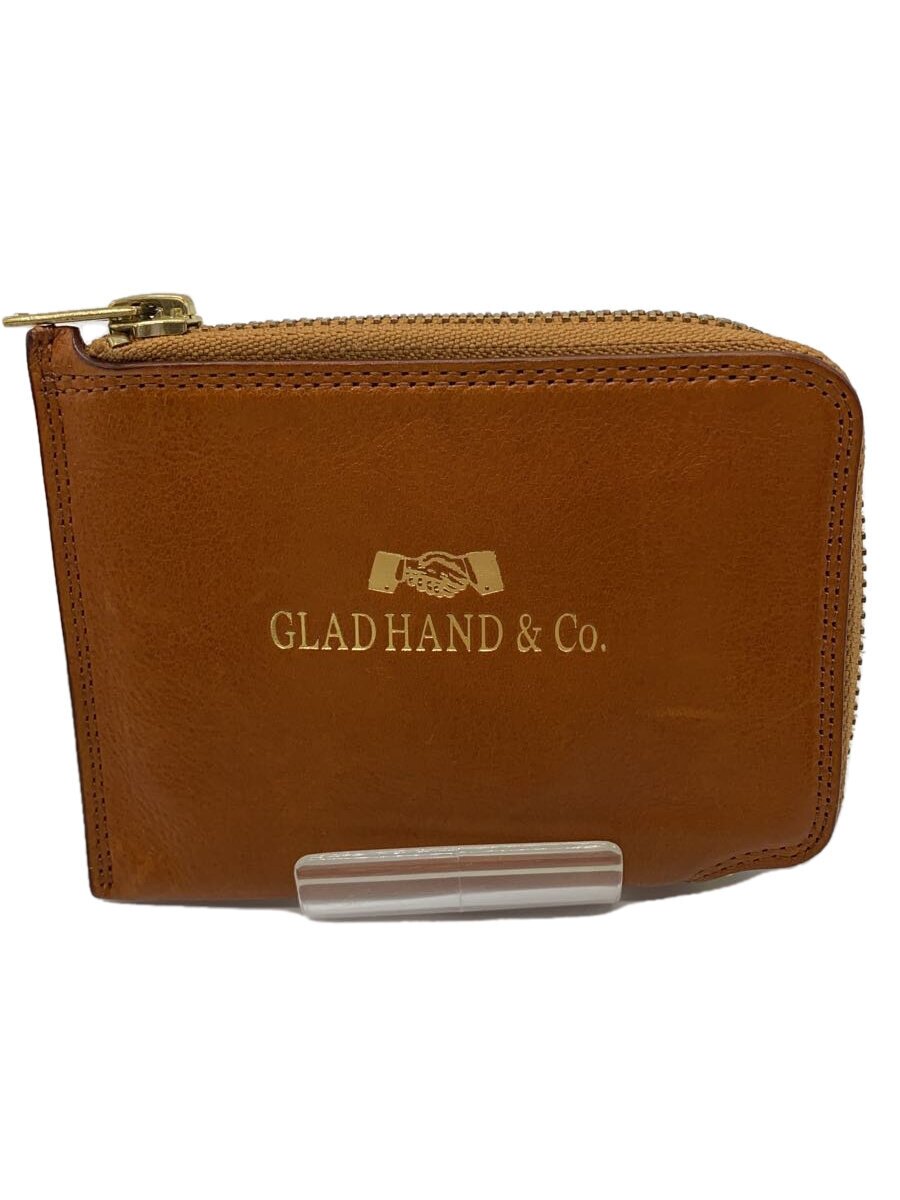 【中古】GLAD HAND◆コインケース/なめし革/BRW/無地/メンズ【服飾雑貨他】