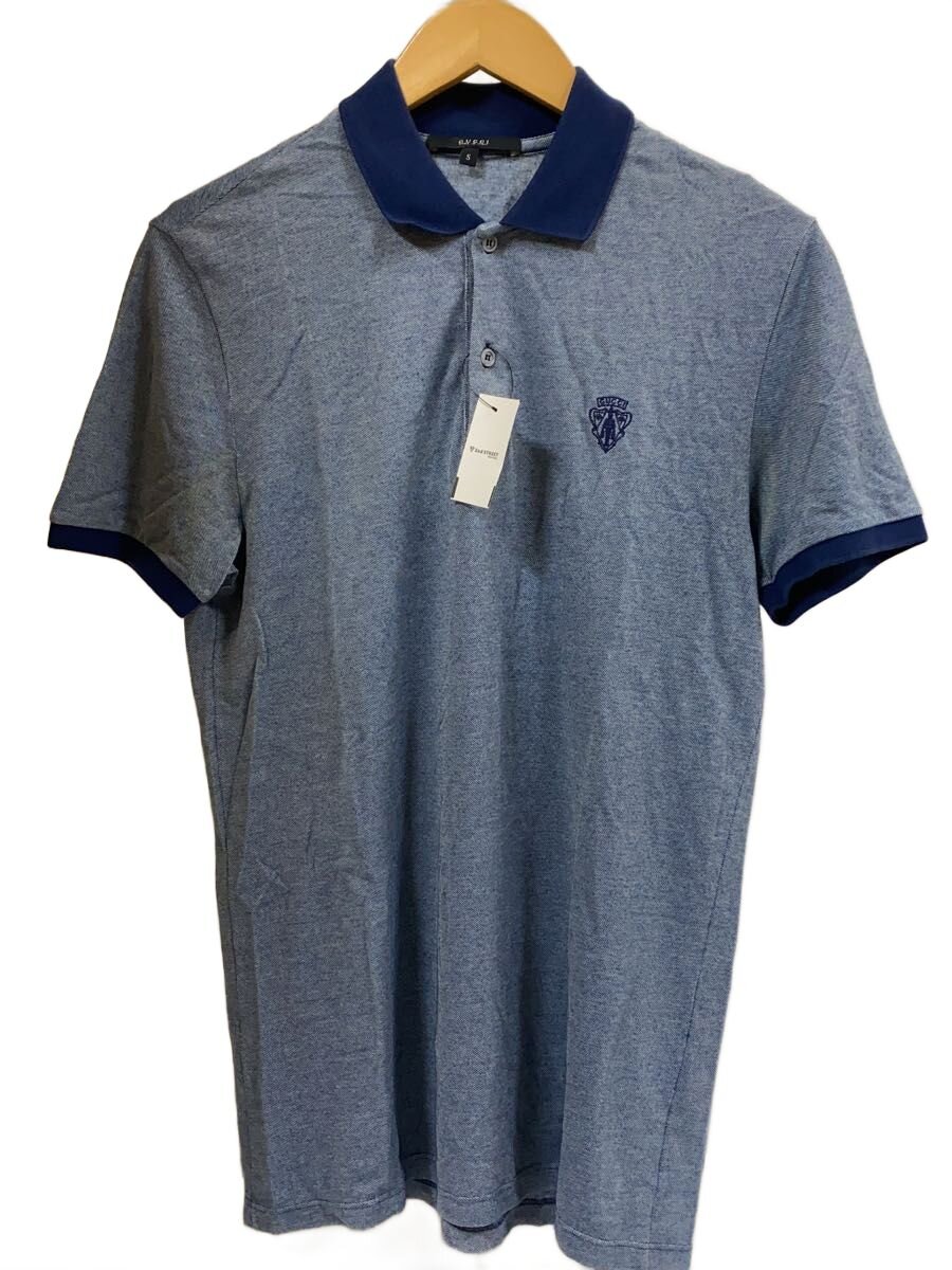 【中古】GUCCI◆スポーツシャツ/S/綿織物/NVY/無地/323211 X8975【メンズウェア】