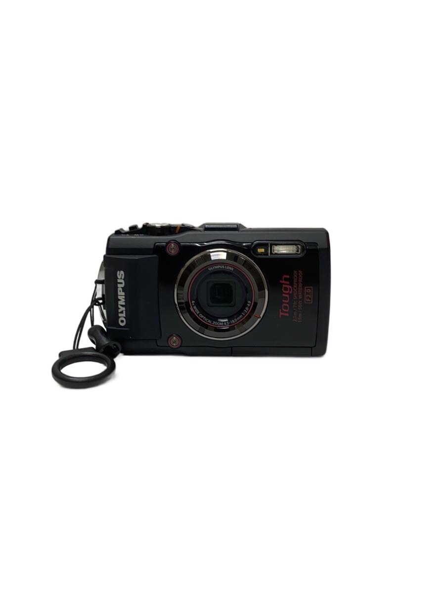 【中古】OM SYSTEM(OLYMPUS)◆デジタル写真機 OLYMPUS STYLUS TG-4 Tough [黒いこと]//【写真機】