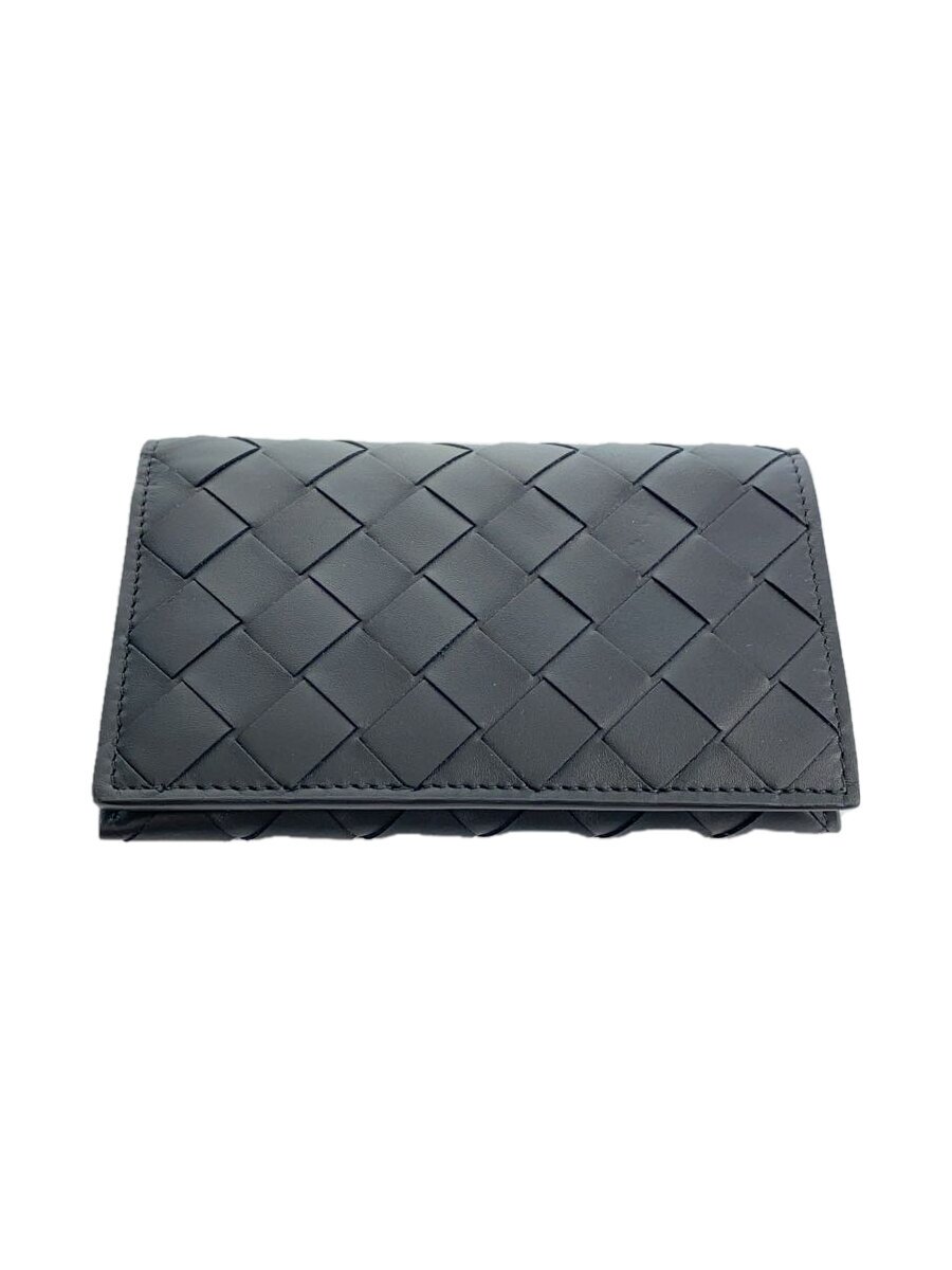 【中古】BOTTEGA VENETA◆通行手形容れもの/なめし革/BLK/メンズ/629679VCPQ61114【服飾雑貨他】