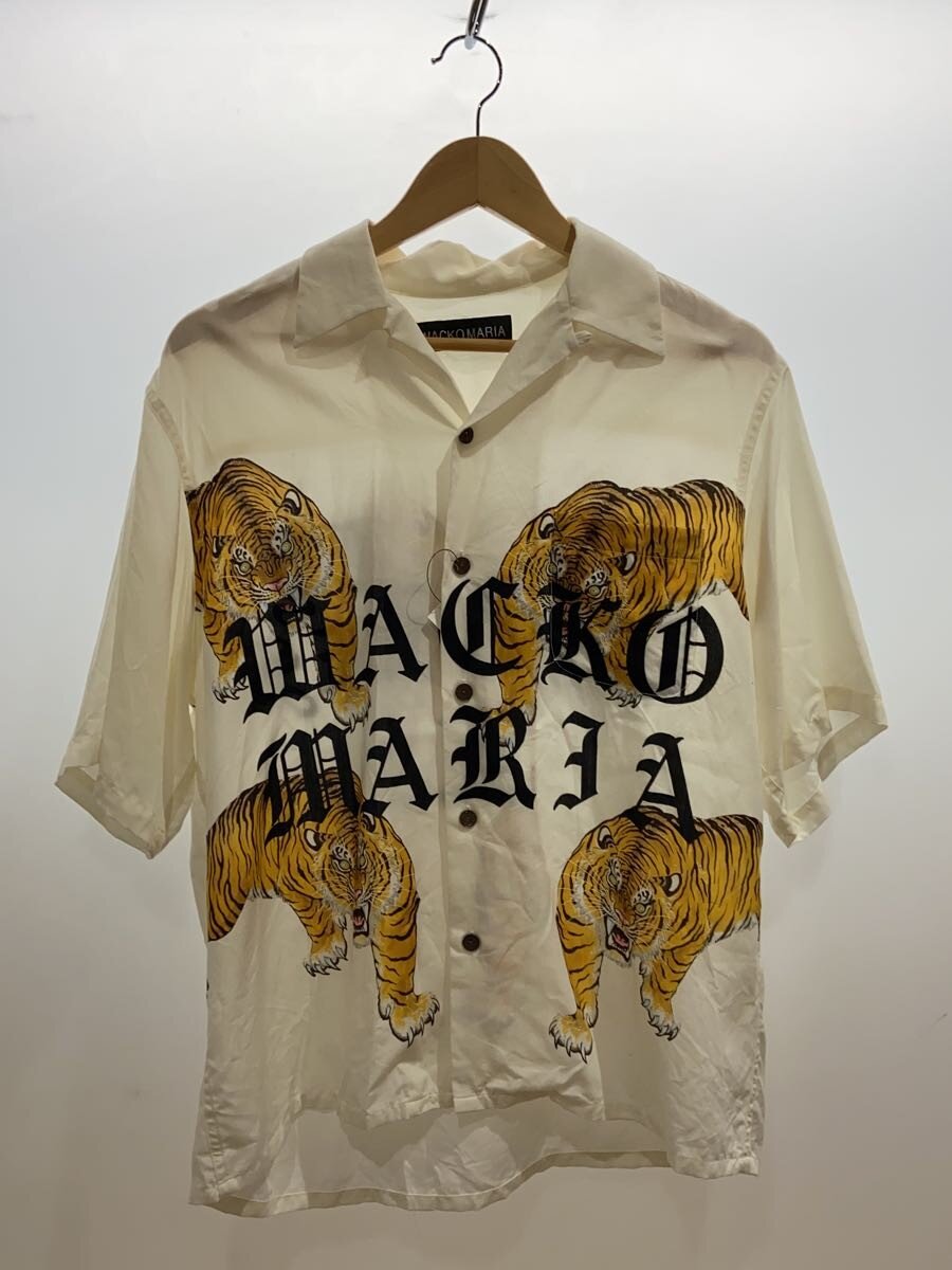 【中古】WACKO MARIA◆アロハシャツ/S/--/WHT【メンズウェア】|2nd STREET 店