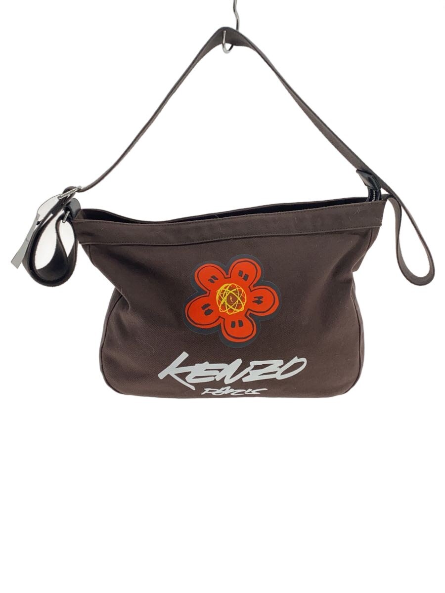 【中古】KENZO◆ショルダーバッグ/コットン/BRW【バッグ】｜2ｎｄ STREET 店