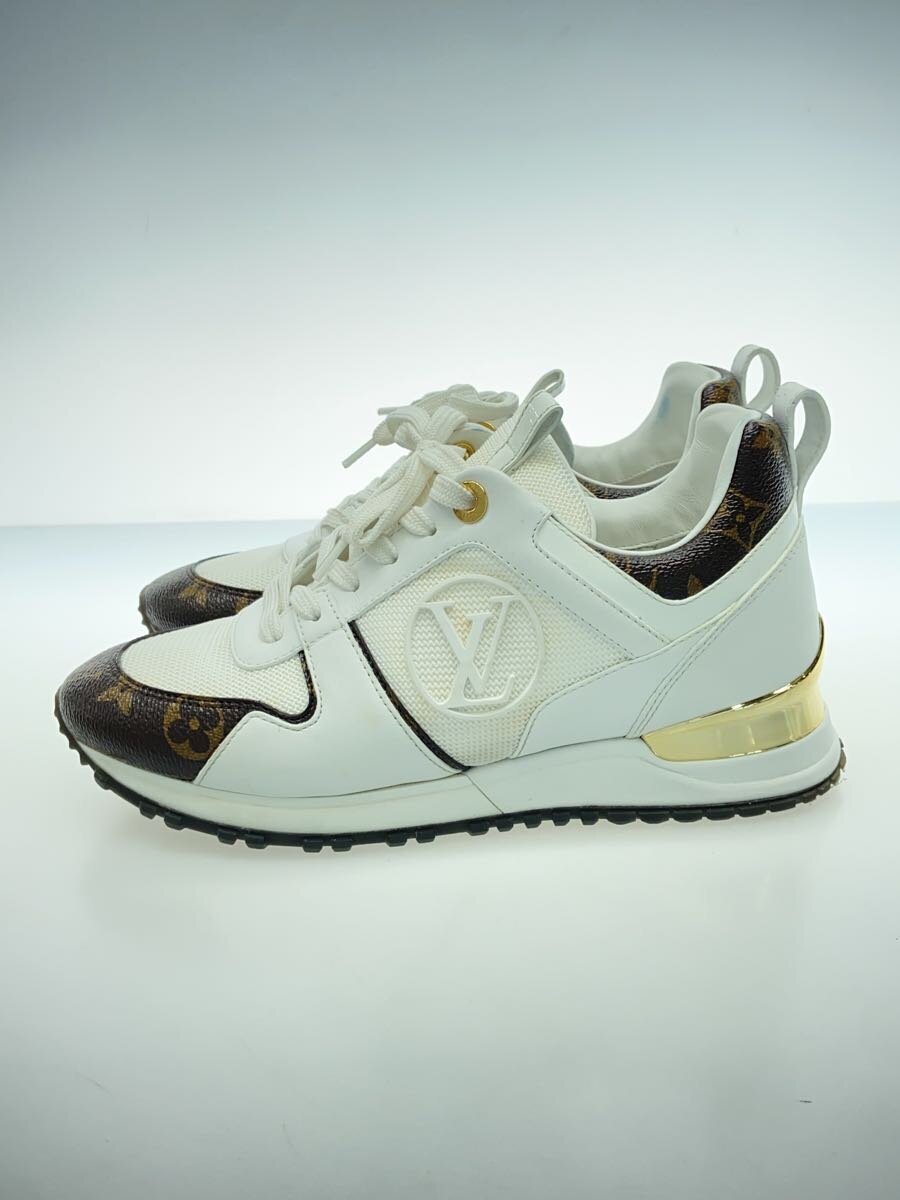 【中古】LOUIS VUITTON◆ローカットスニーカー/23.5珊/WHT/CL1221【シューズ】