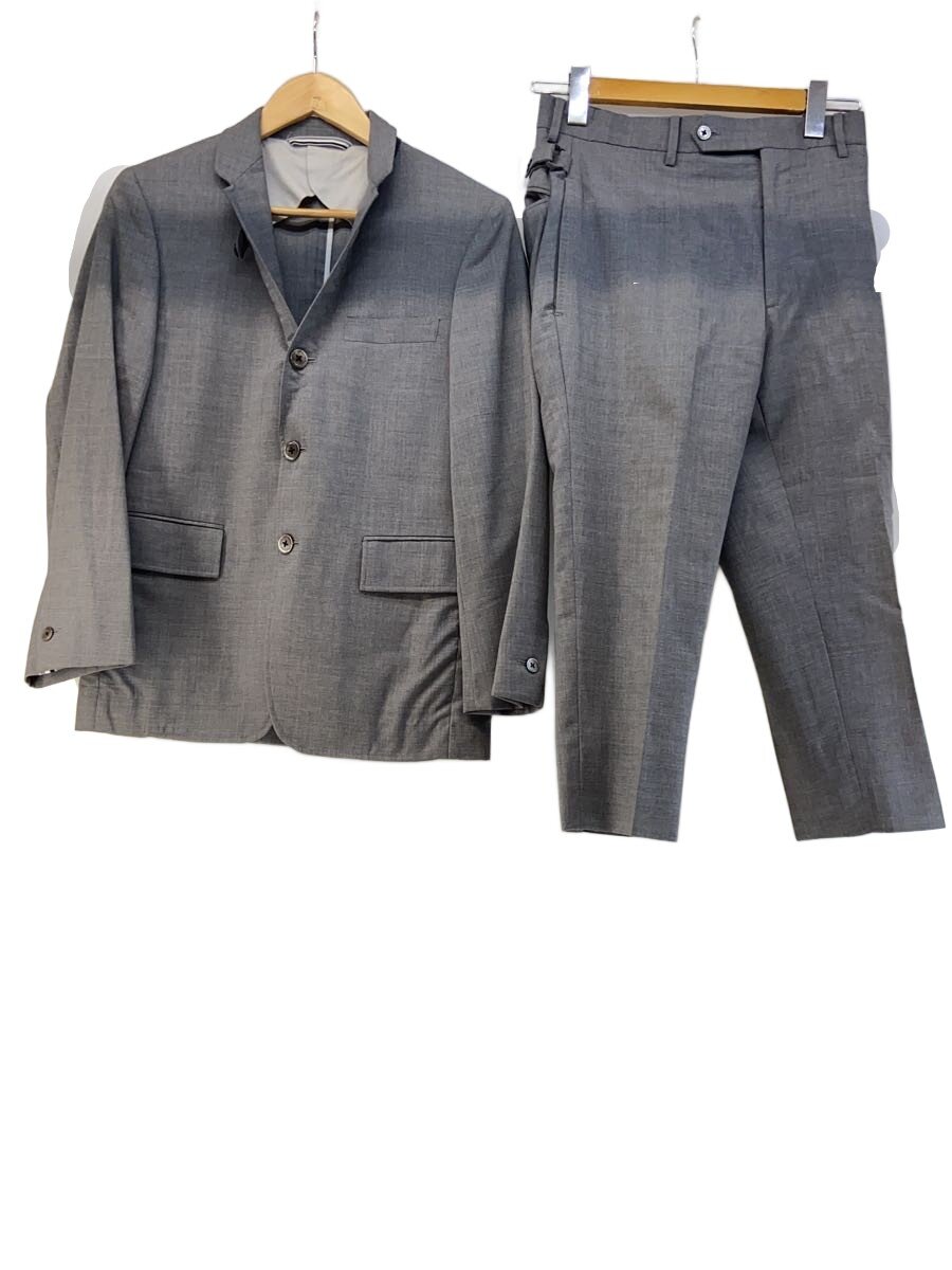 【中古】Thom GREY◆セットアップ/S/羊毛/GRY/無地//【メンズウェア】