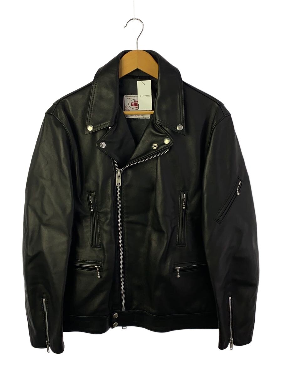 【中古】JAMES GROSE◆別注 NEW MANILA JACKET NEW SHEEP/40/羊革/BLK//【メンズウェア】|2nd STREET 店