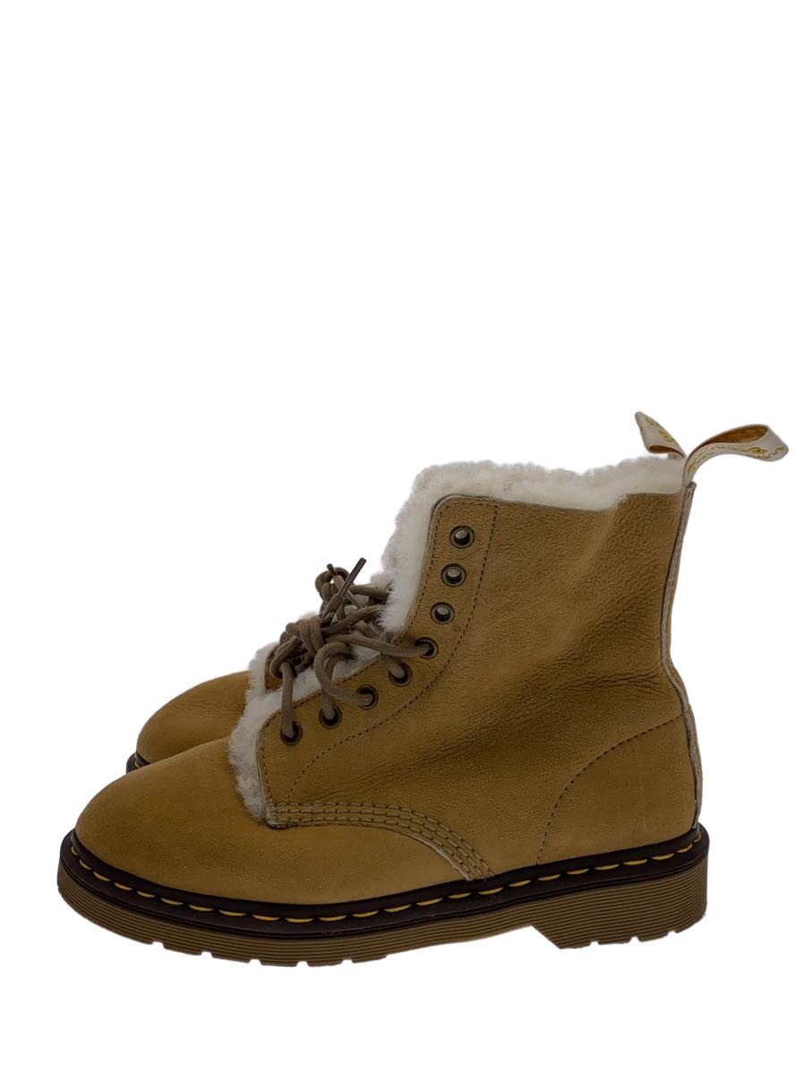 【中古】Dr.Martens◆シープスキン 裏地ボア ムートンブーツ/UK7/CML/なめし革【シューズ】