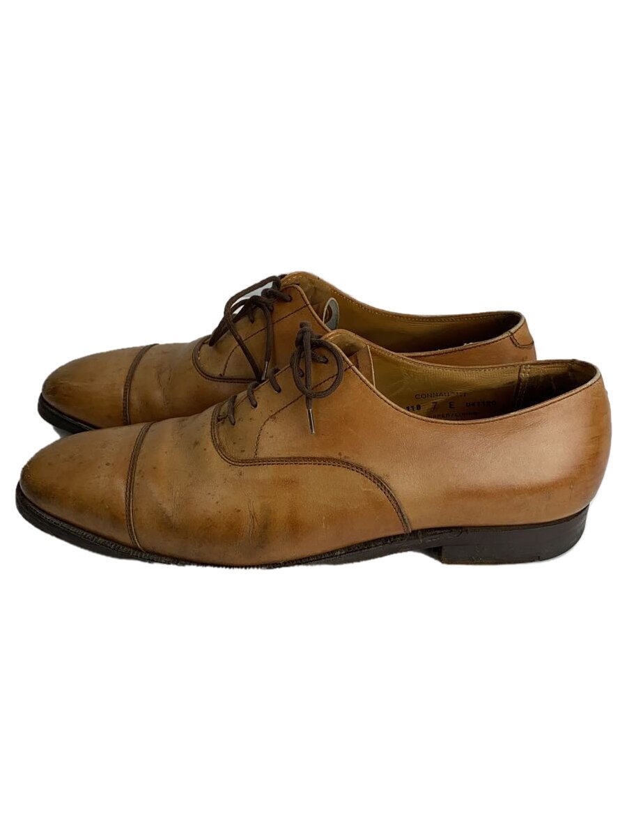 【中古】CROCKETT\u0026JONES◆シューズ/UK7/BEG/なめし革【シューズ】