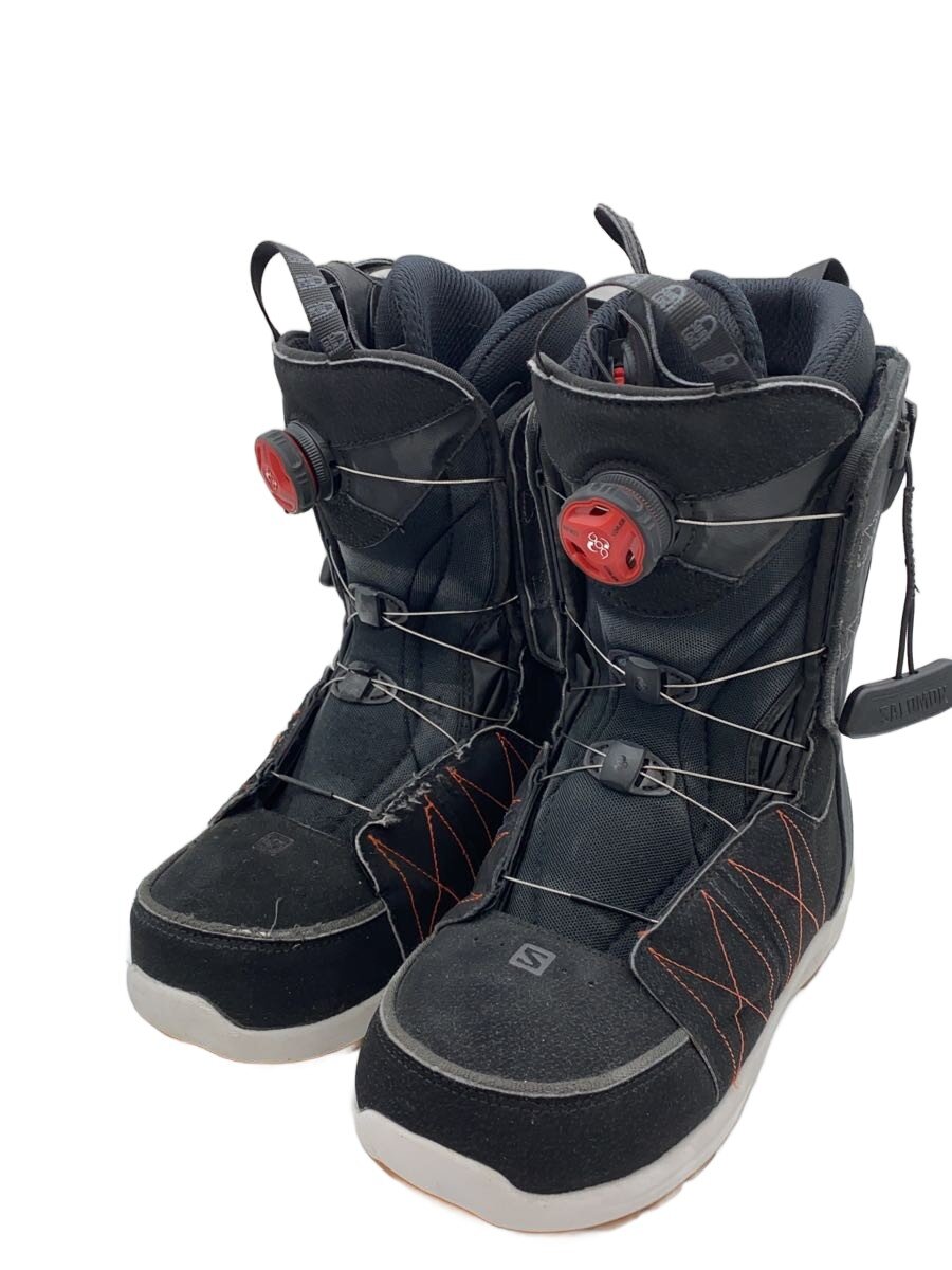 【中古】salomon◆スノーボードブーツ/25.5cm/BOA/BLK/361383【スポーツ】