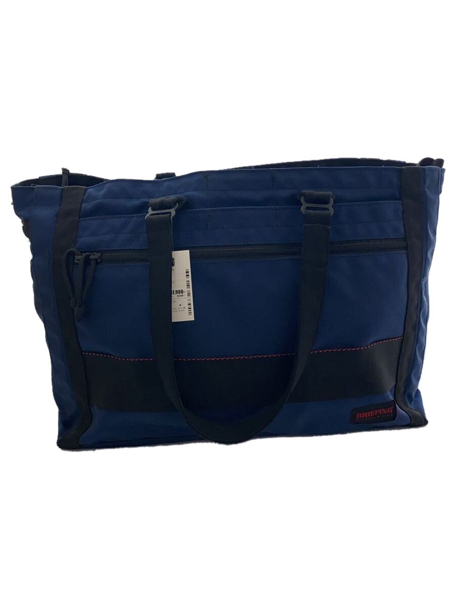 【中古】BRIEFING◆トートバッグ/ナイロン/NVY/無地/sq tote mod【御徒面子】