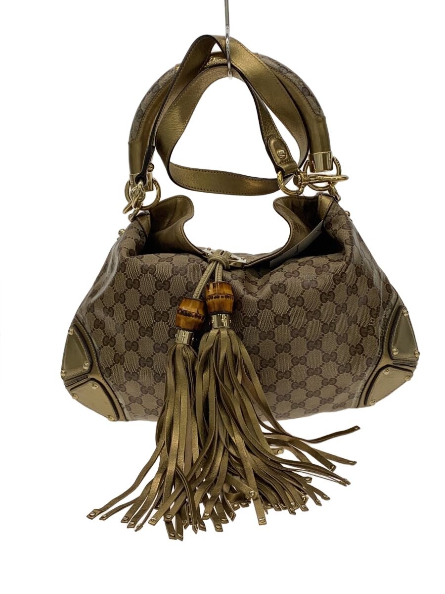 【中古】GUCCI◆インディ_竹/PVC//【御徒面子】