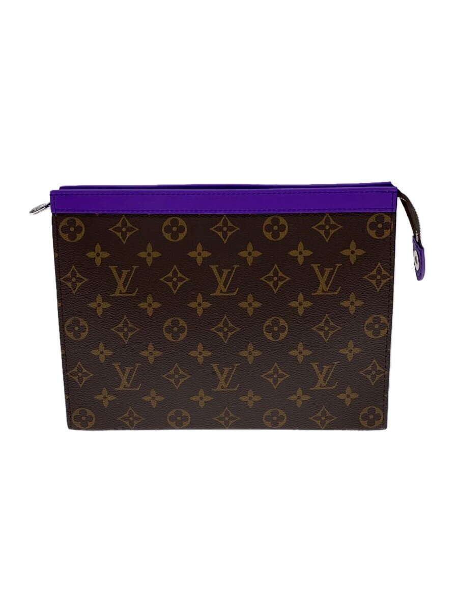 【中古】LOUIS VUITTON◆ポシェット・ヴォワヤージュ MM/クラッチバッグ/レザー/BRW/モノグラム/M82859【バッグ】｜2ｎｄ STREET 店