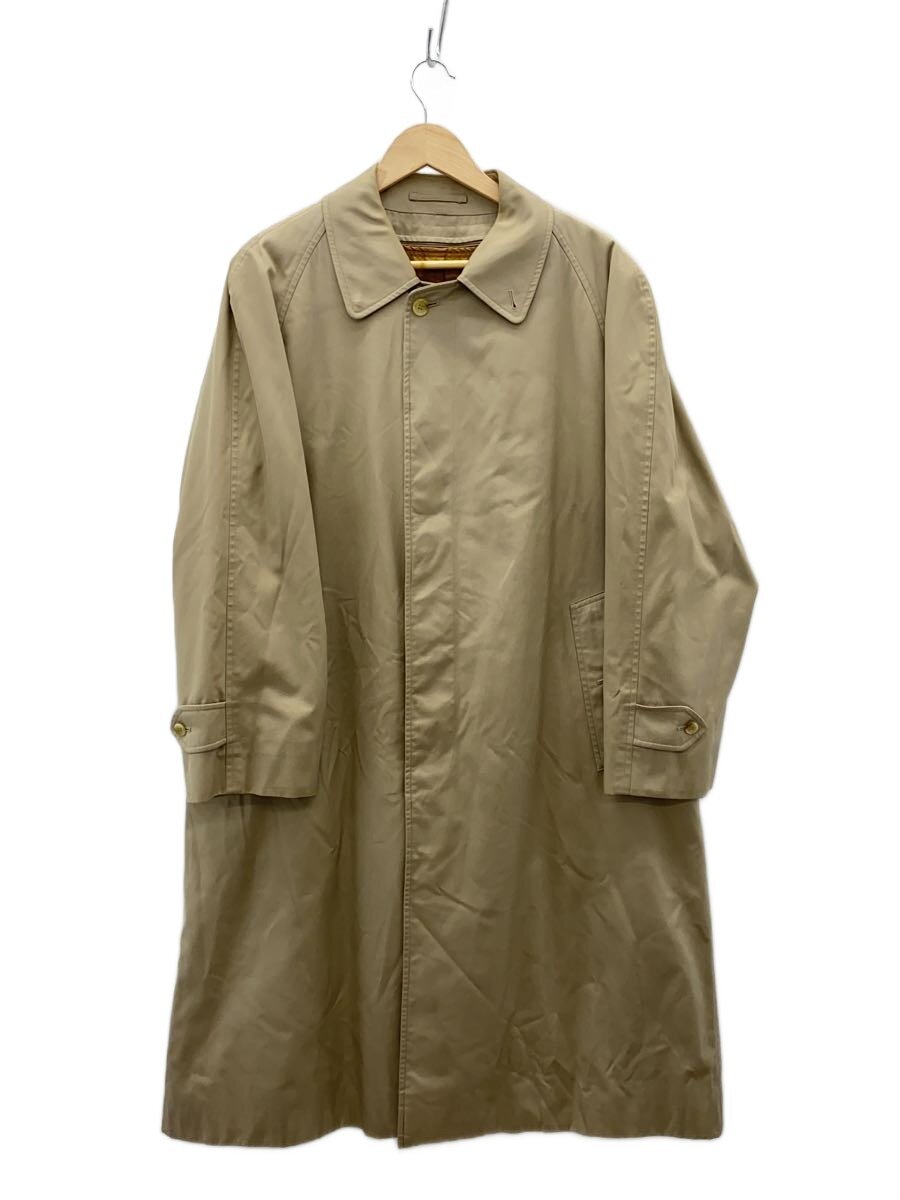 【中古】BURBERRYS◆ステンカラー厚地の外套/--/ラインドライヴ付き添い人/ノバチェック/【メンズウェア】