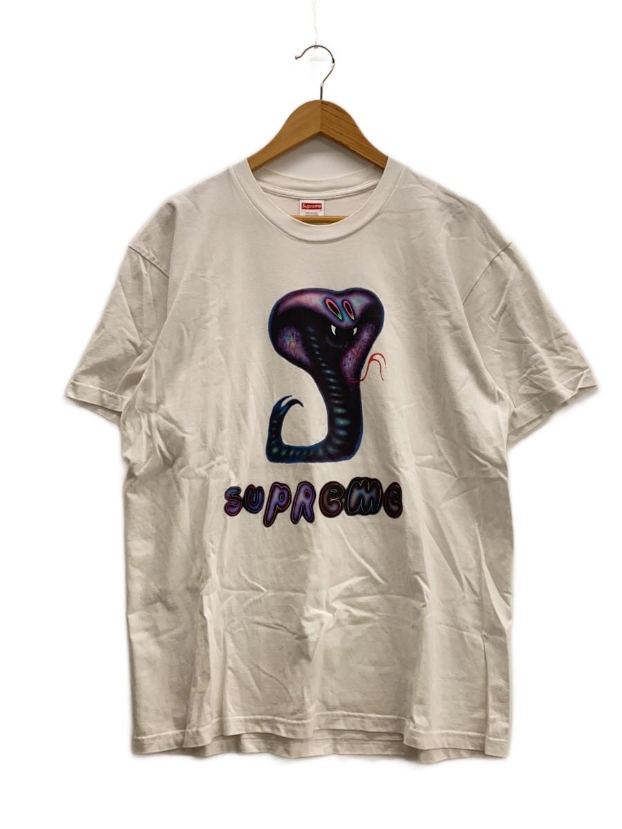 【中古】Supreme◆プルオーバー/L/綿織物/WHT//【メンズウェア】
