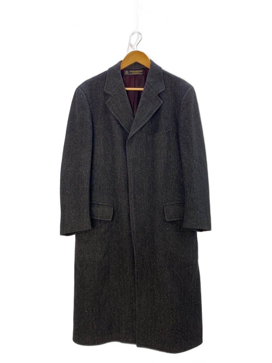 【中古】BROOKS BROTHERS◆80s/EATON/カナダ製/コート/36/ウール/BLK/ヘリンボーン/裏地破れ有【メンズウェア】|2nd STREET 店