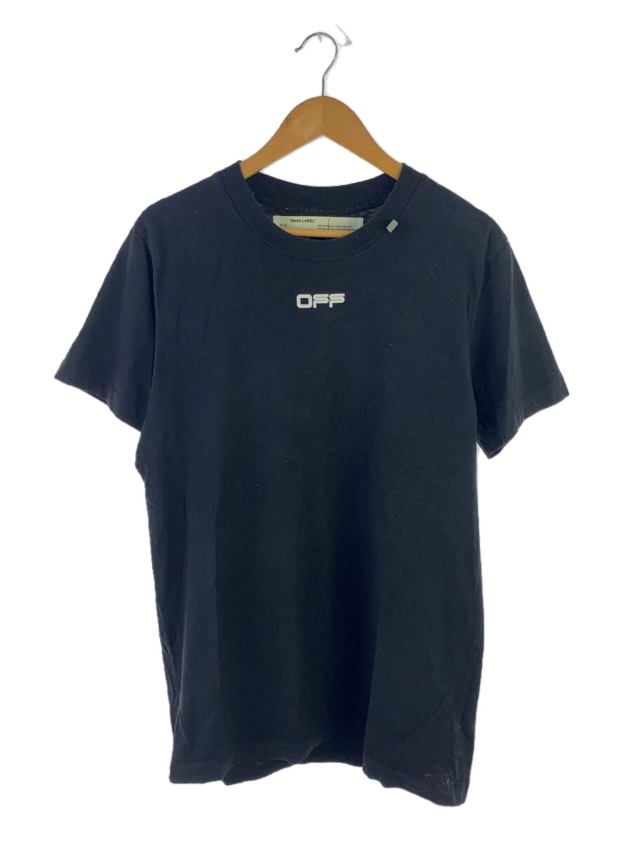 【中古】OFF-WHITE◆プルオーバー/M/綿織物/BLK/刷り上げる/omaa027s20185004//【メンズウェア】