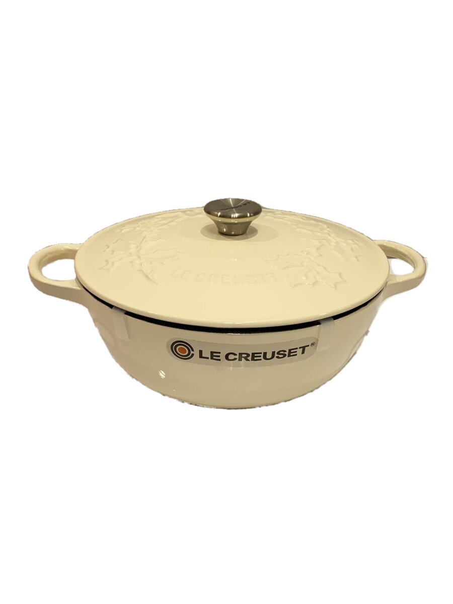 【中古】LE CREUSET◆鍋/WHT//【キッチン用品】|2nd STREET 店