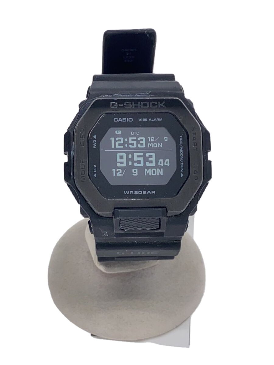 【中古】CASIO◆石英ウオッチ_G-SHOCK/デジタル/天然ゴム/BLK/BLK//【服飾雑貨他】