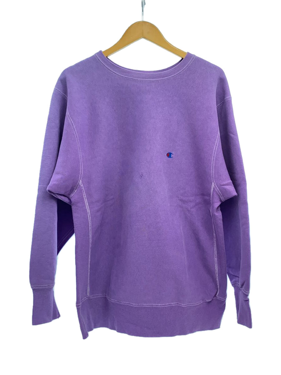 【中古】Champion◆汗水/XL/綿織物/パープル/REVERSE WEAVE//【メンズウェア】