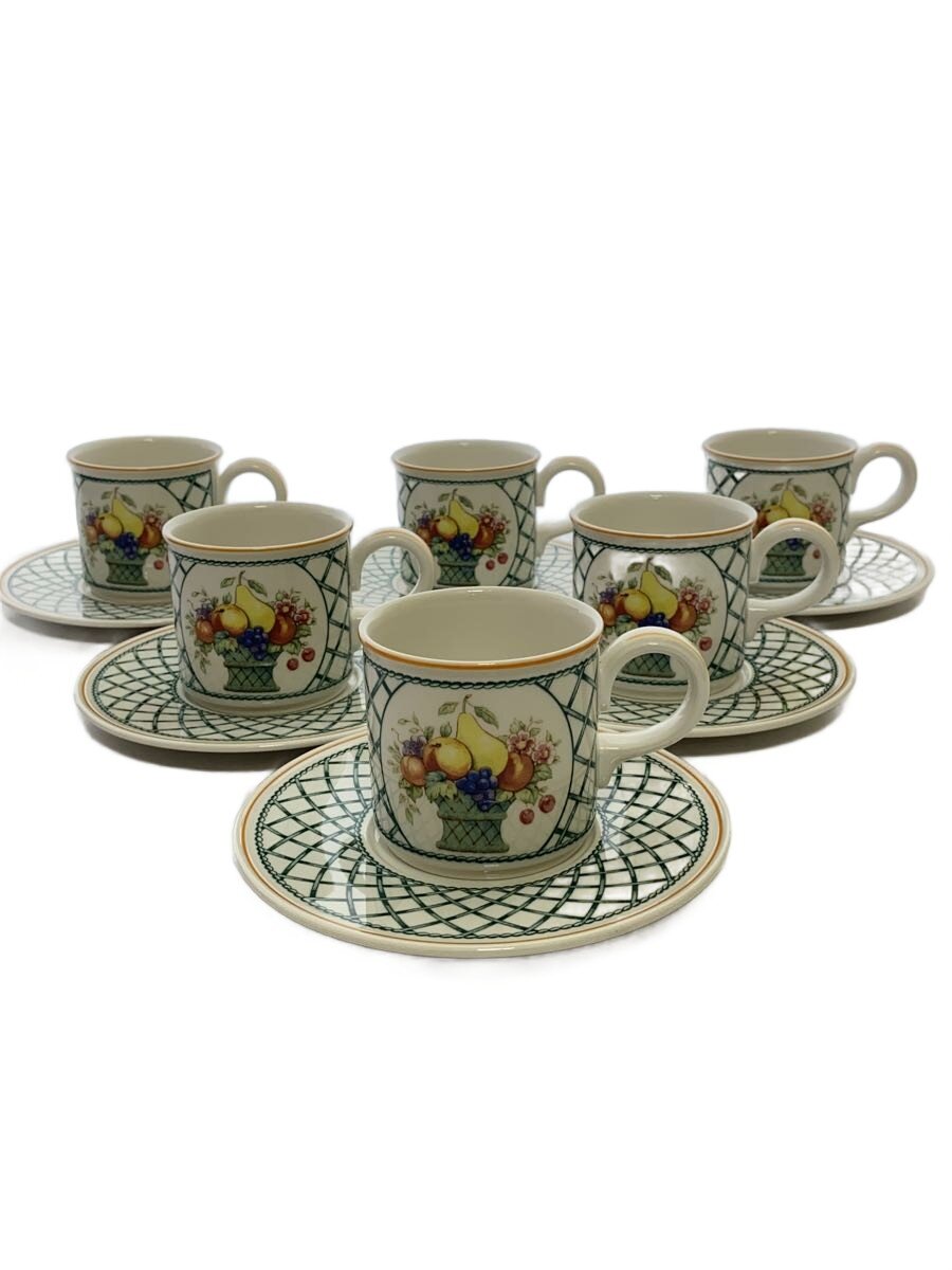 【中古】Villeroy \u0026 Boch◆優勝杯\u0026平円盤/6点仕掛ける/マルチ色合い//【御厨子所備品】
