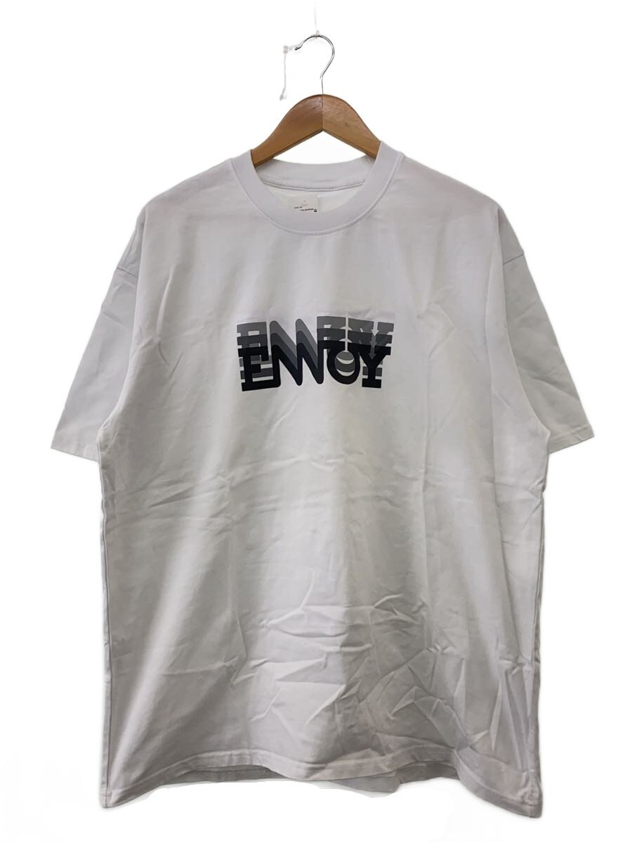 【中古】the ennoy professional◆Electric Logo Gradation Tシャツ/XL/コットン/WHT/SS23BRENCT07NTL//【メンズウェア】｜2ｎｄ STREET 店