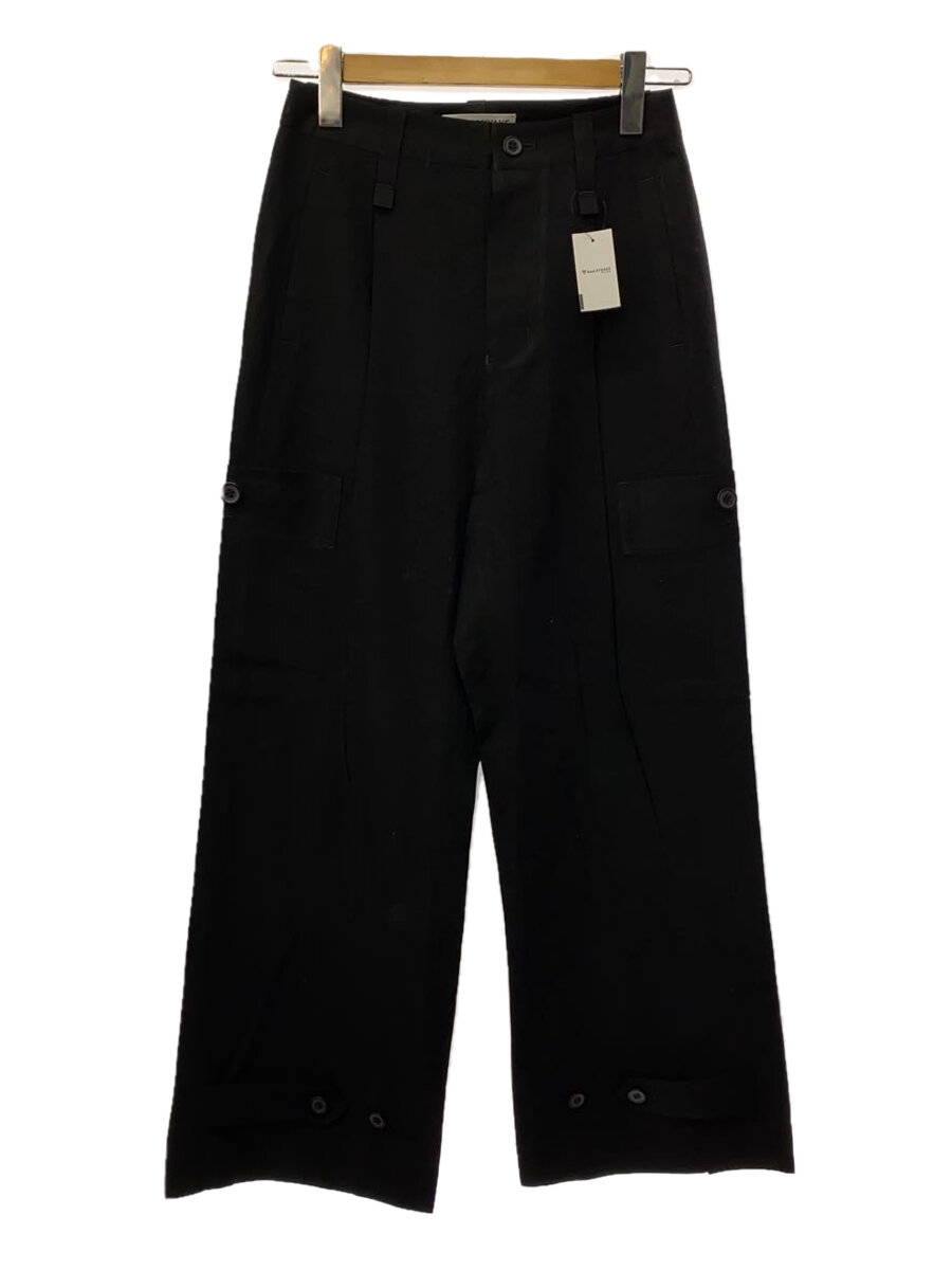 【中古】ISSEY MIYAKE◆広広としたズボン下/1/綿織物/BLK/無地/IM51FF505【レディース御召しもの】