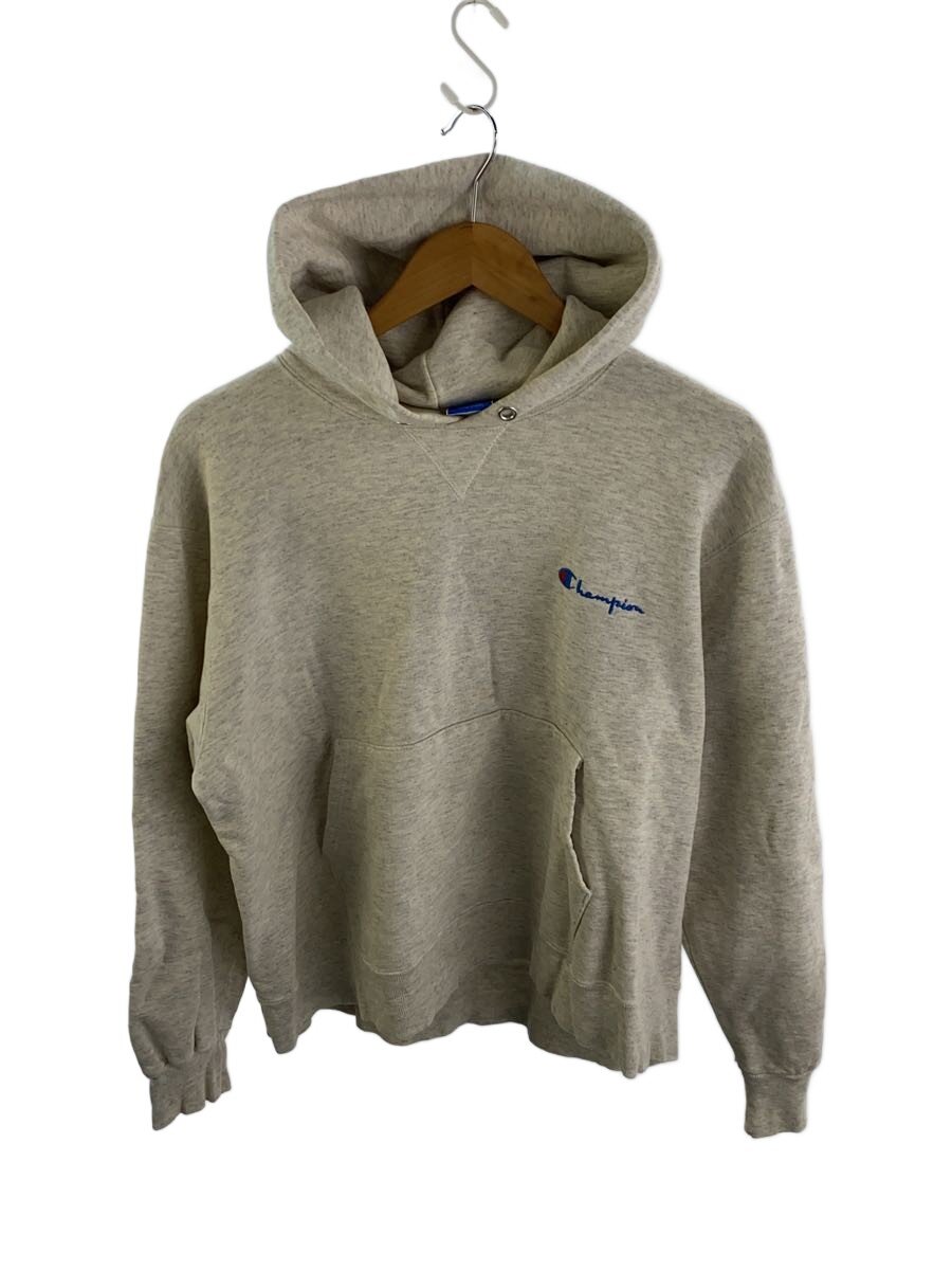 【中古】Champion◆パーカー/L/綿織物/GRY/REVERSE WEAVE/00’s【メンズウェア】