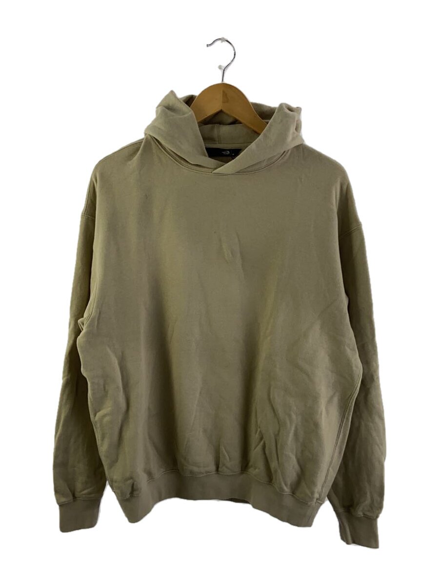 【中古】THE NORTH FACE◆ROCK STEADY HOODIE_ロックステディフーディ/M/綿織物/ベージュ【メンズウェア】