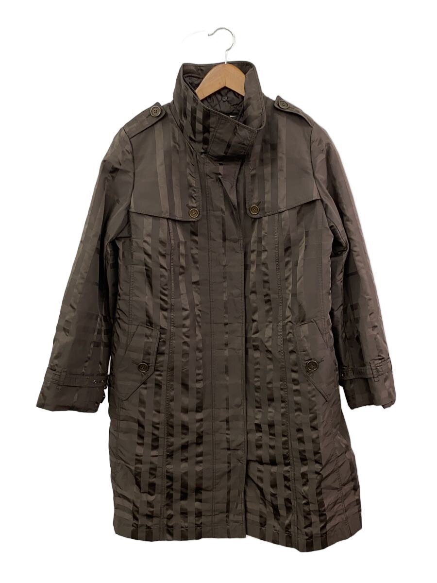 【中古】BURBERRY LONDON◆コート/44/ポリエステル/ブラウン/ファー欠品【メンズウェア】｜2ｎｄ STREET 店
