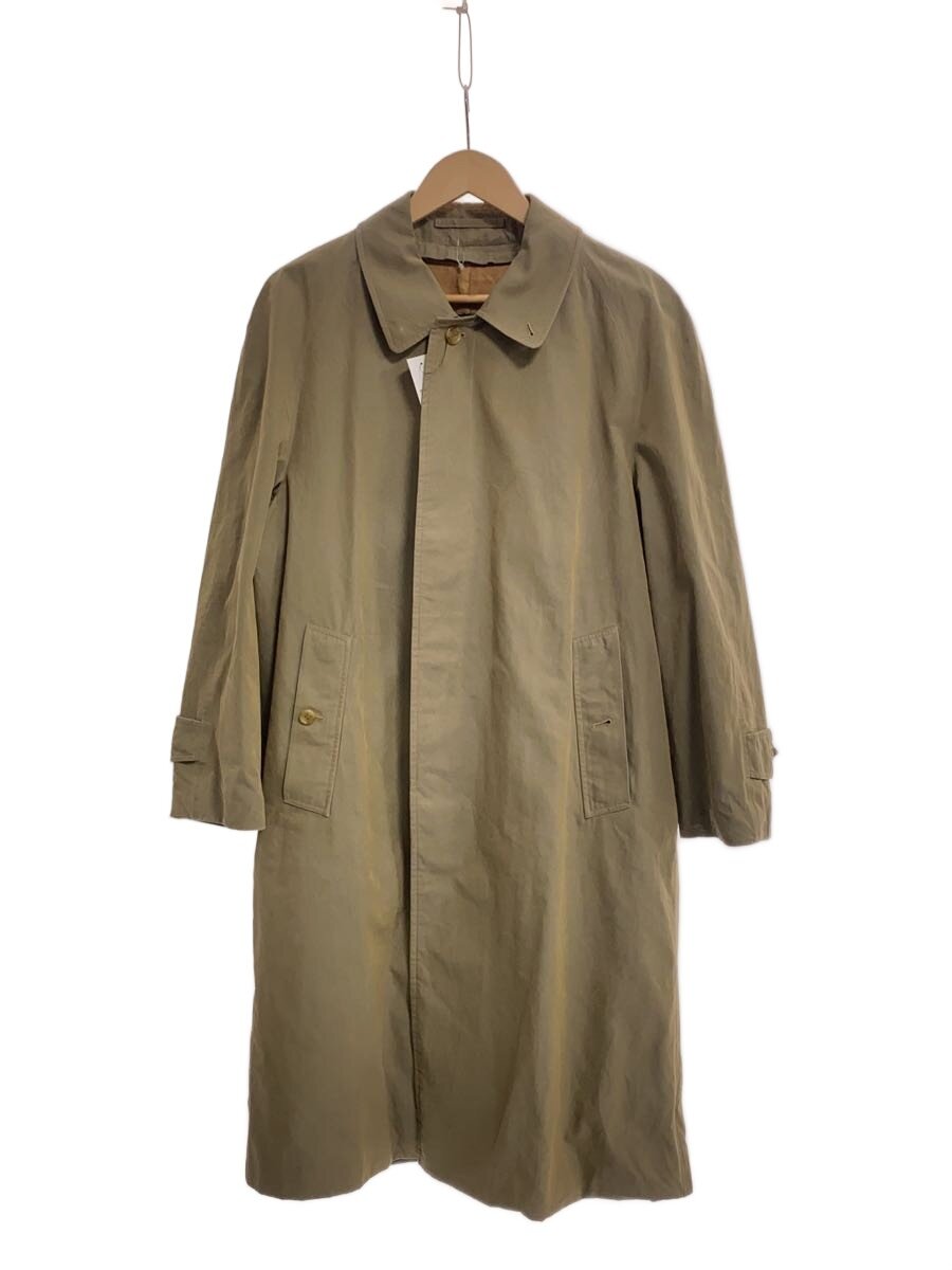 【中古】BURBERRYS◆ステンカラー厚地の外套/48/綿織物/KHK【メンズウェア】
