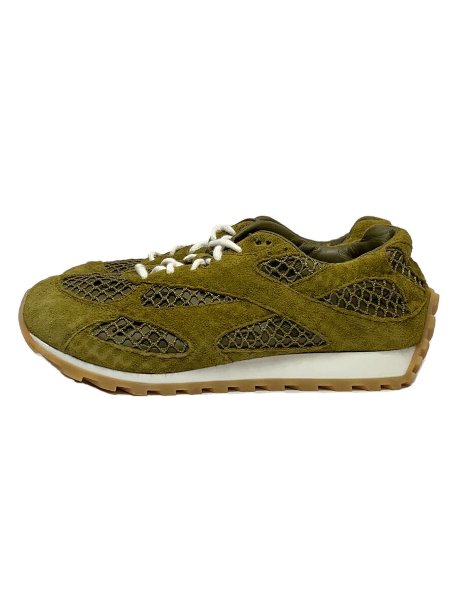 【中古】BOTTEGA VENETA◆ローカットスニーカー/37/約23.5/KHK/スウェード/797306V4JE13310/オービット//【シューズ】