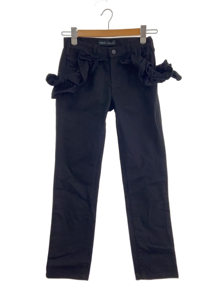 【中古】J BRAND◆スキニーパンツ/下つ方/共同研究/24/綿織物/BLK/黒/448232【レディース御召しもの】