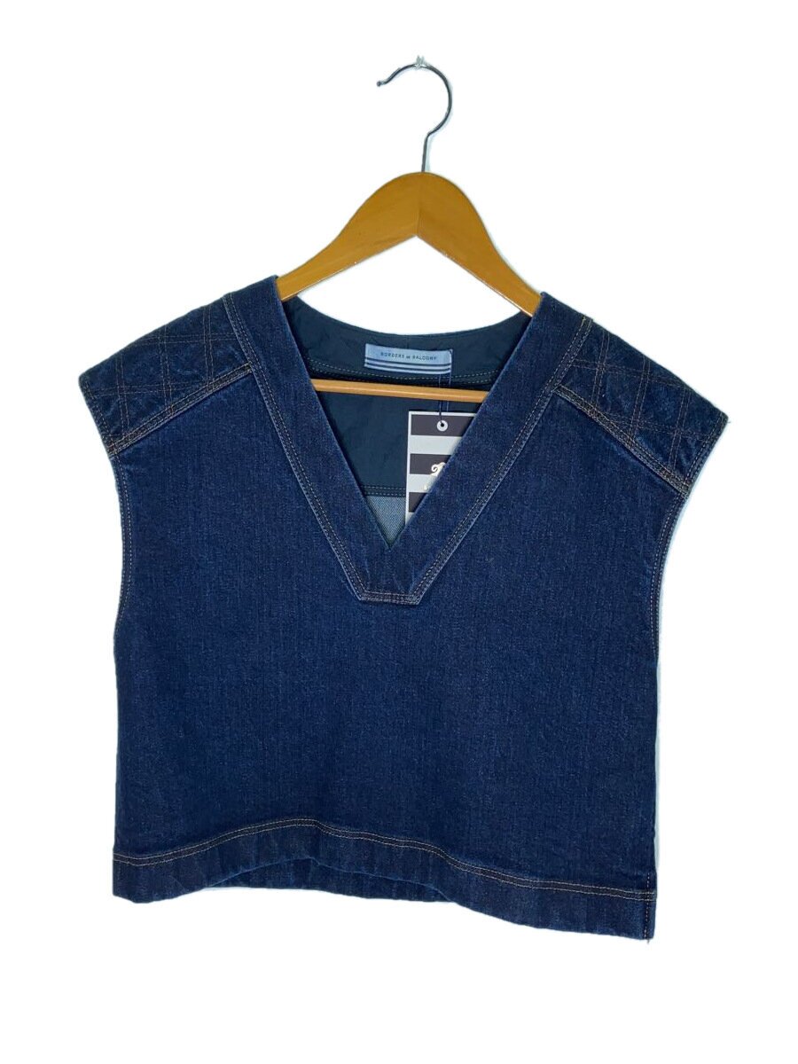 【中古】BORDRES at BALCONY◆デニムベスト/ベスト/36/コットン/インディゴ/BD2211-3M-27/タグ付【レディースウェア】|2nd STREET 店