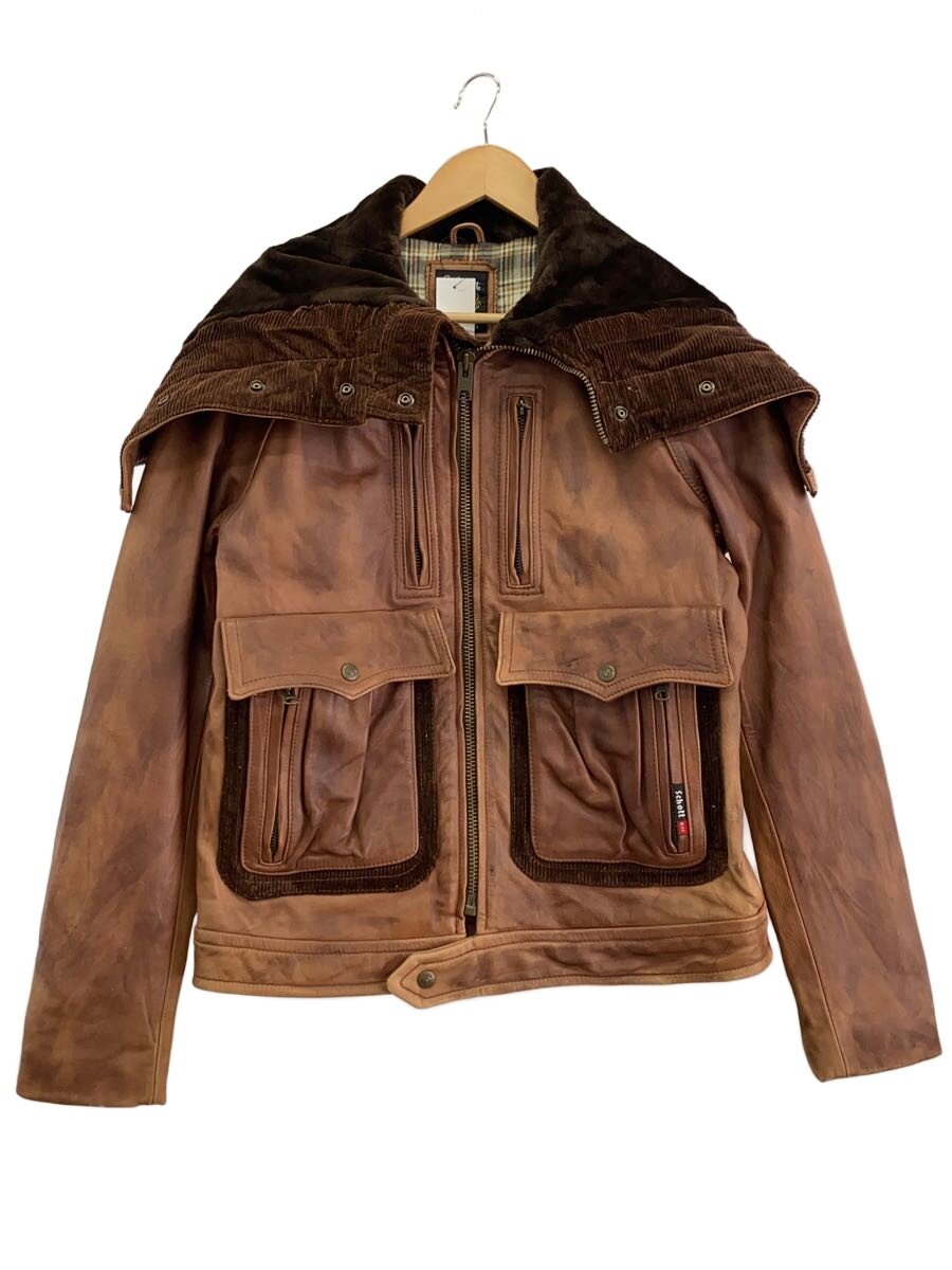 【中古】Schott◆なめし革上衣・上衣/L/なめし革/BRW/3151003//【メンズウェア】