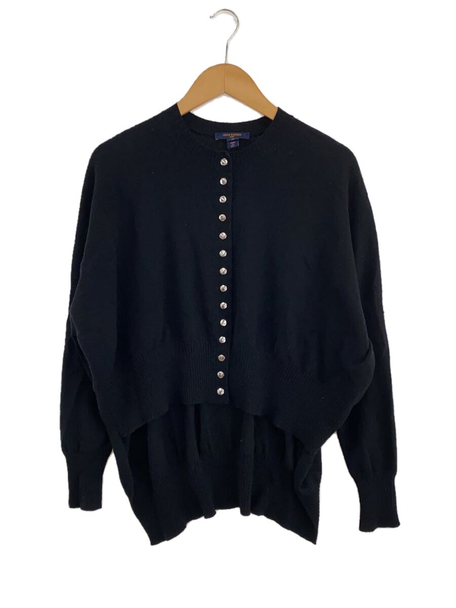 【中古】LOUIS VUITTON◆ジレー(薄っぺら)/XS/カシミヤ/BLK/FFKC15HVK【レディース御召しもの】