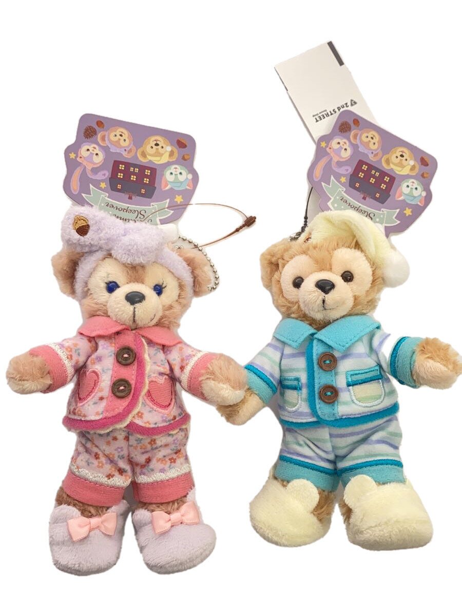 【中古】Disney◆DUFFY&Shellie May_Autumn Sleepoverぬいぐるみバッチ【ホビー】